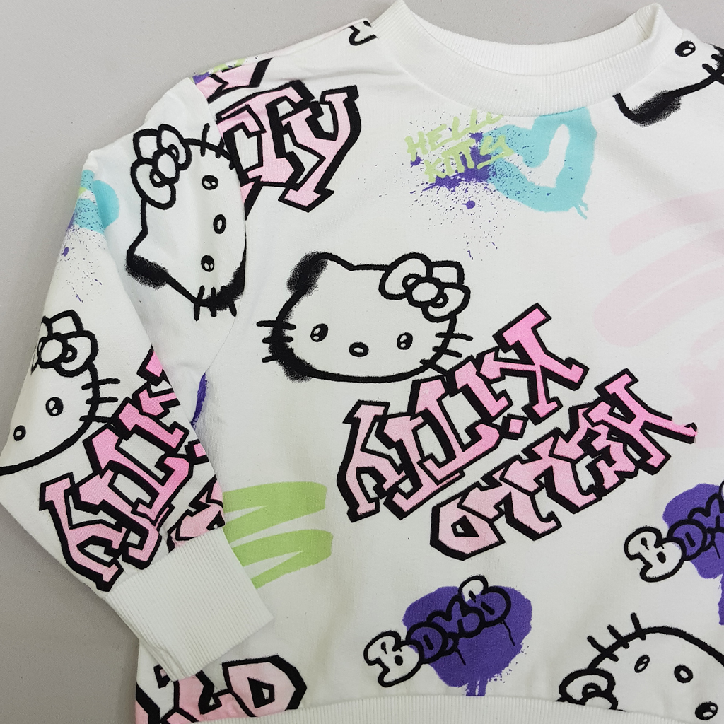 پلیور دخترانه 21773 سایز 4 تا 7 سال مارک HelloKitty   *