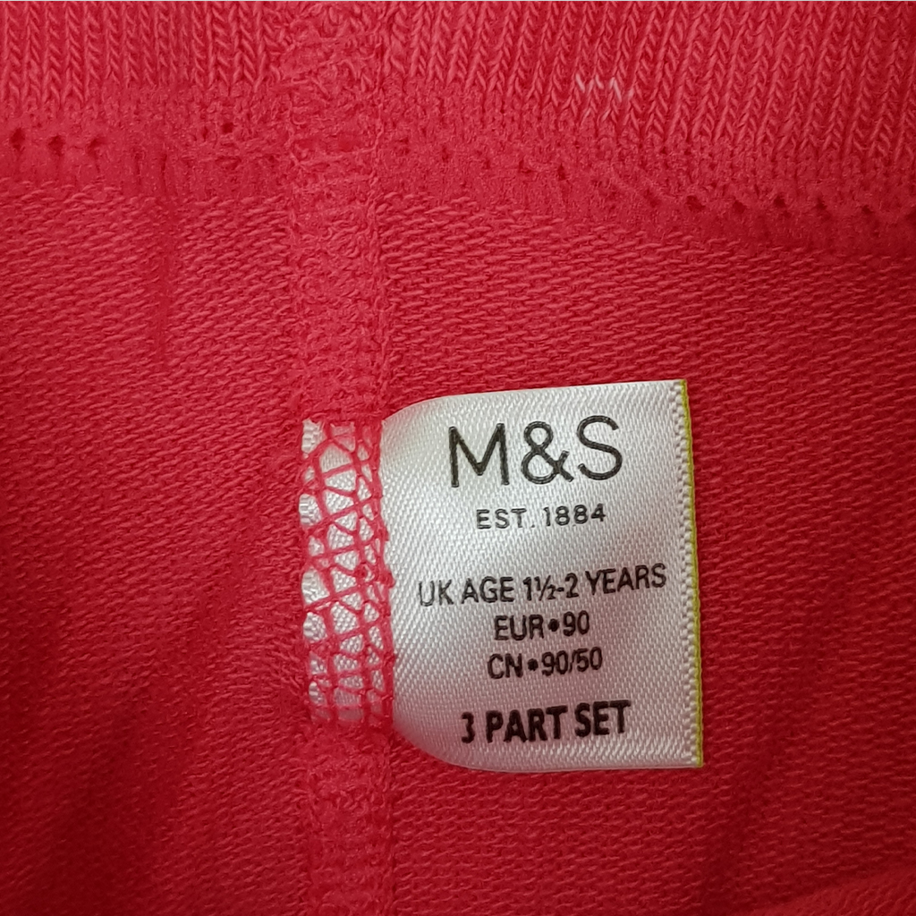 جوراب شلواری دخترانه 21972 سایز 3 ماه تا 6 سال کد 11 مارک M&S