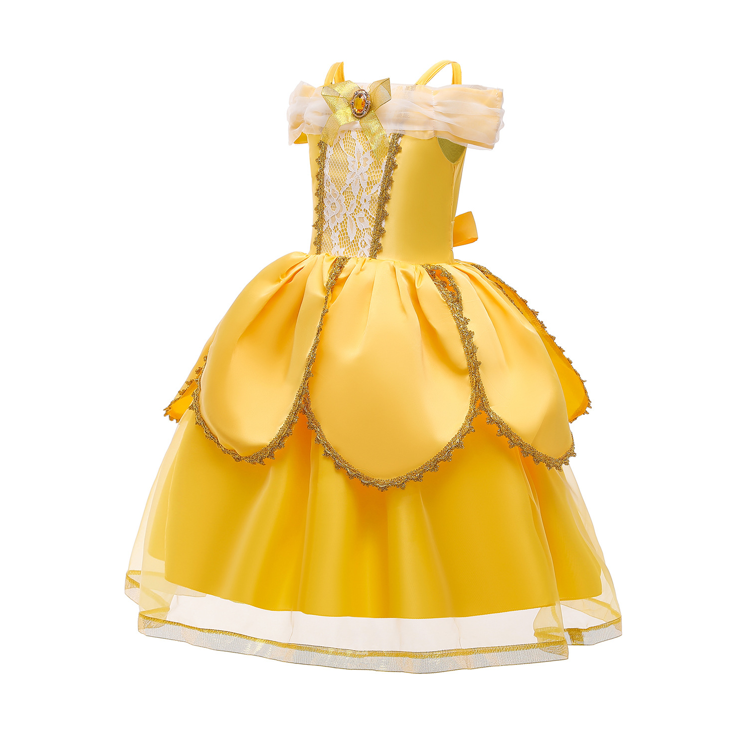 لباس دیزنی پرنسس دخترانه 2 تا 9سال کد10417