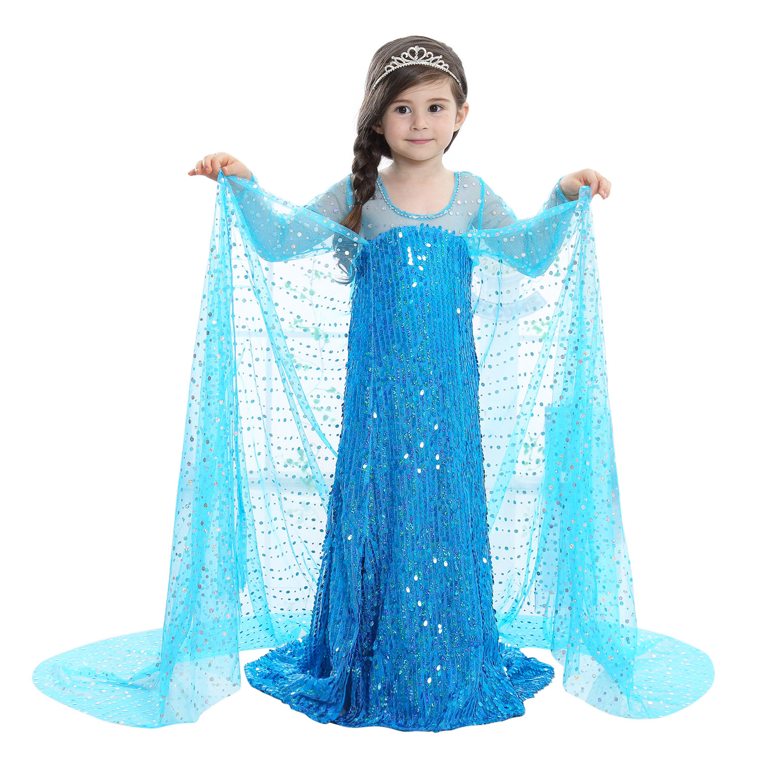 لباس پرنسس دخترانه 2 تا 9سال کد10423