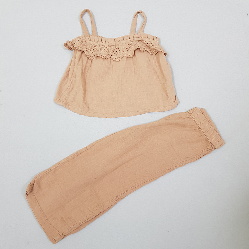 ست دخترانه 21558 سایز 1.5 تا 10 سال مارک H&M   *