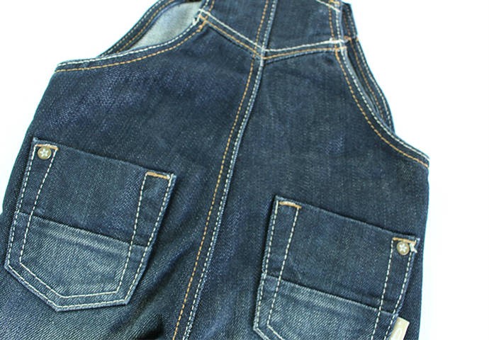 پیشبنددار جینز پسرانه 150071 سایز 3 ماه تا 3 سال محصول بنگلادش