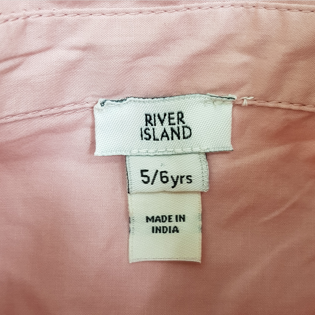 پیراهن دخترانه 22107 سایز 5 تا 12 سال کد 1 مارک RiverIsland