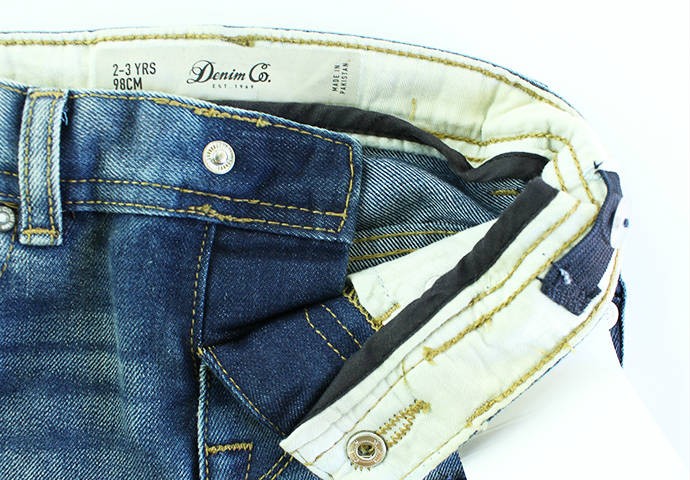شلوار جینز پسرانه 150077 سایز 2 تا 8 سال مارک DENIMCO محصول بنگلادش