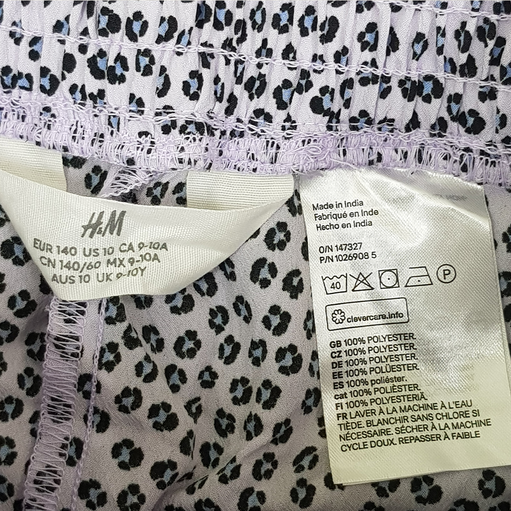 ست دخترانه 22102 سایز 8 تا 14 سال کد 1 مارک H&M