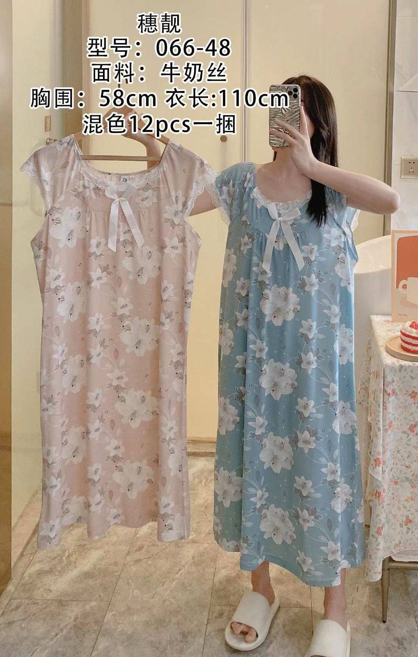 سارافون حلقه ای پنبه ای یقه گیپوری زنانه کد 414108