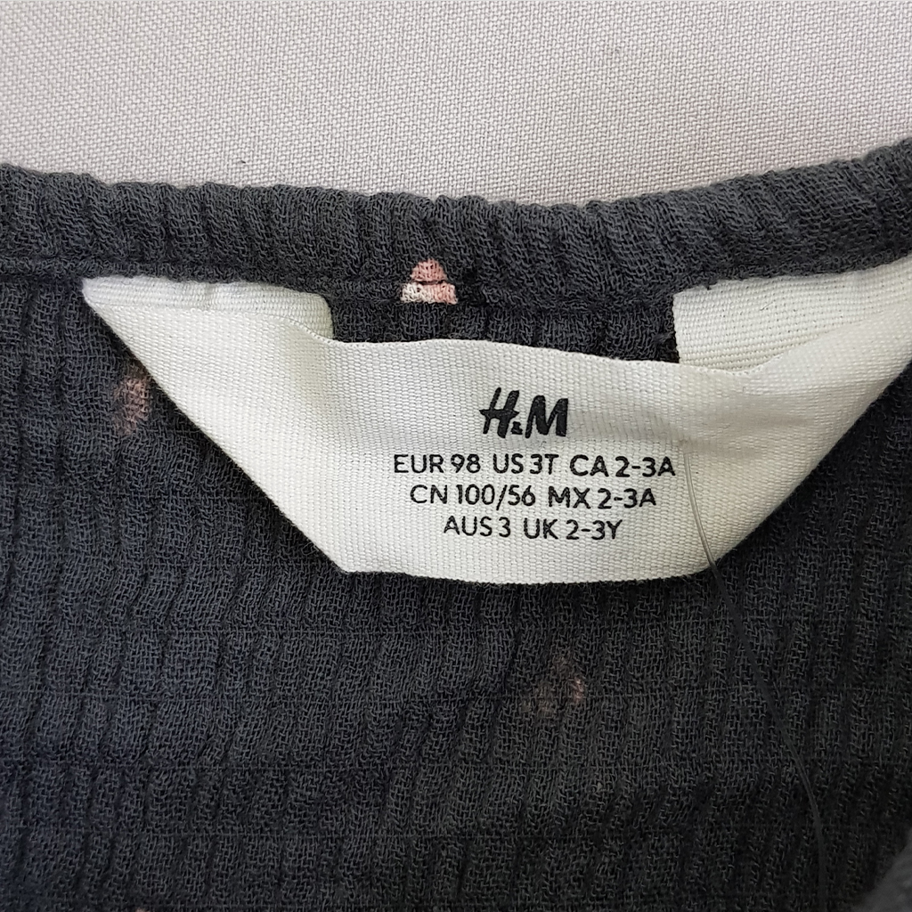 سارافون دخترانه 22077 سایز 1.5 تا 12 سال مارک H&M   *