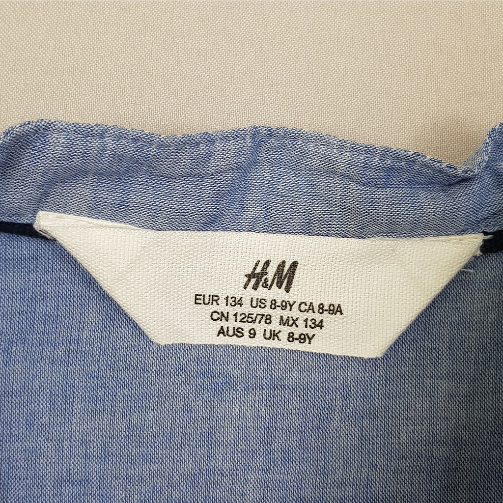 پیراهن پسرانه 22160 سایز 8 تا 14 سال کد 1 مارک H&M