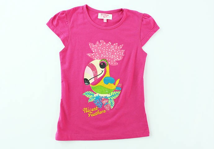 تی شرت دخترانه 100241 سایز 5 تا 8 سال مارک OSHKOSH محصول بنگلادش
