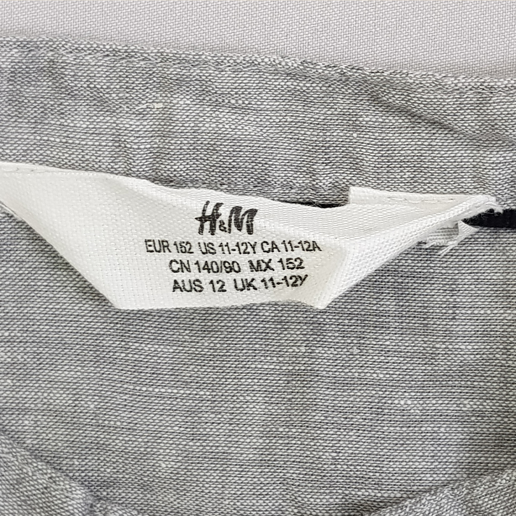پیراهن پسرانه 22160 سایز 9 تا 14 سال کد 3 مارک H&M   *