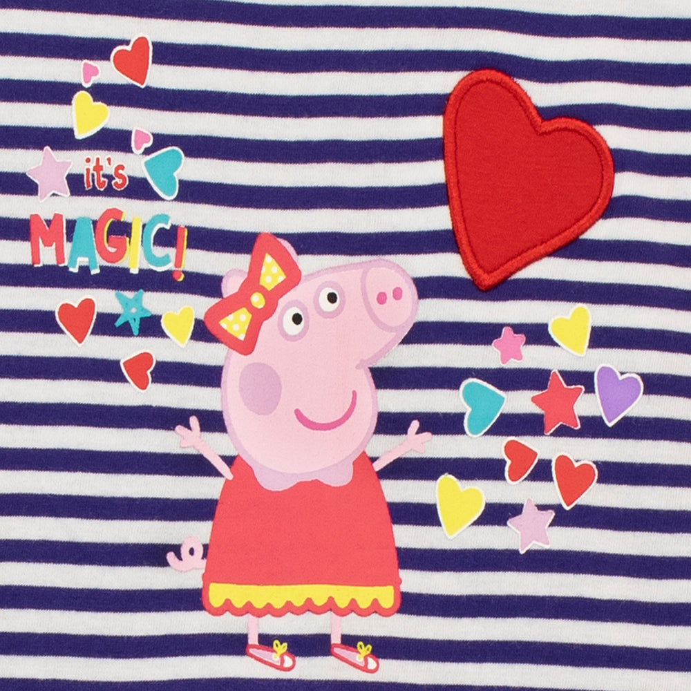 سارافون دخترانه 22199 سایز 1 تا 8 سال مارک Peppapig