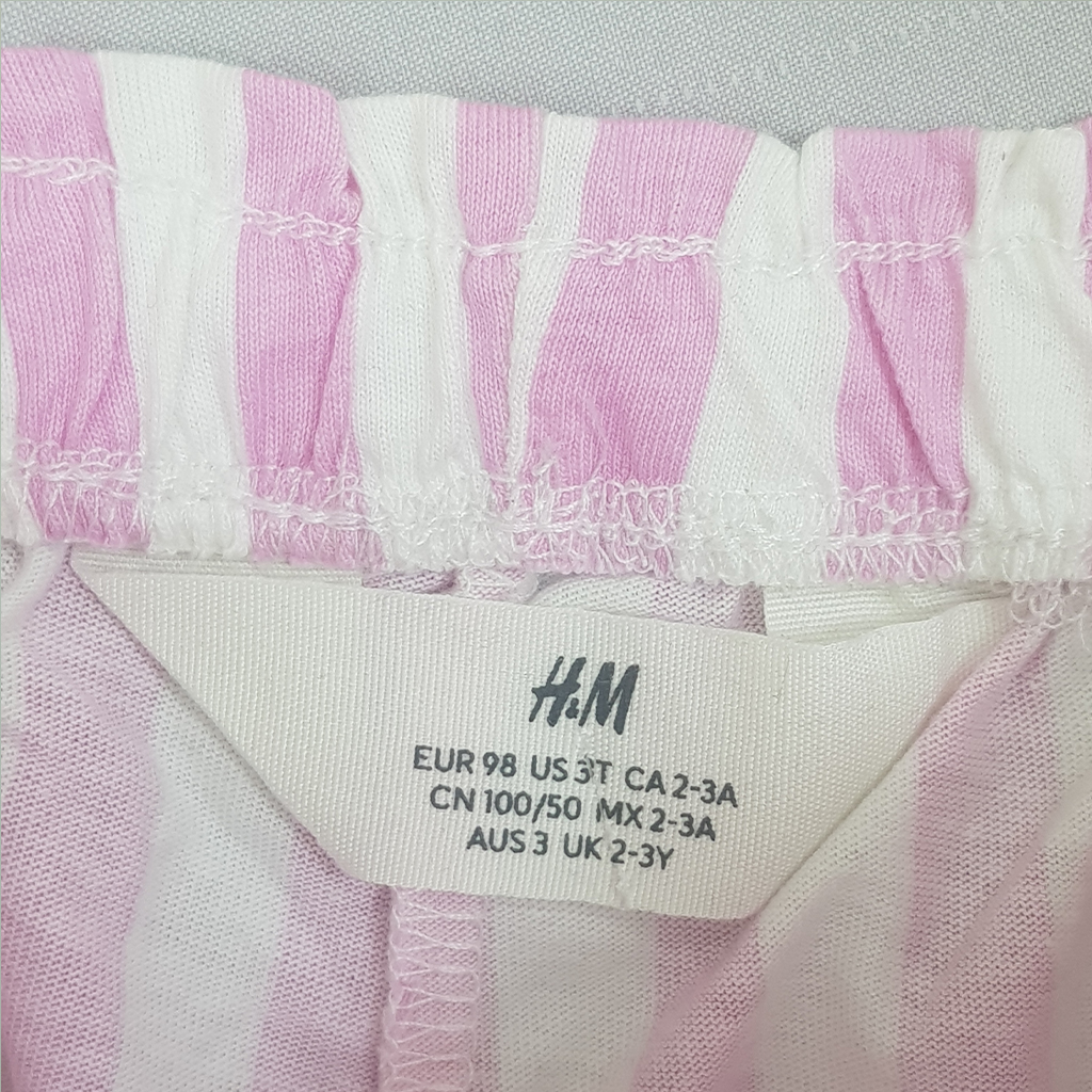 ست دخترانه 22564 سایز 1.5 تا 11 سال مارک H&M