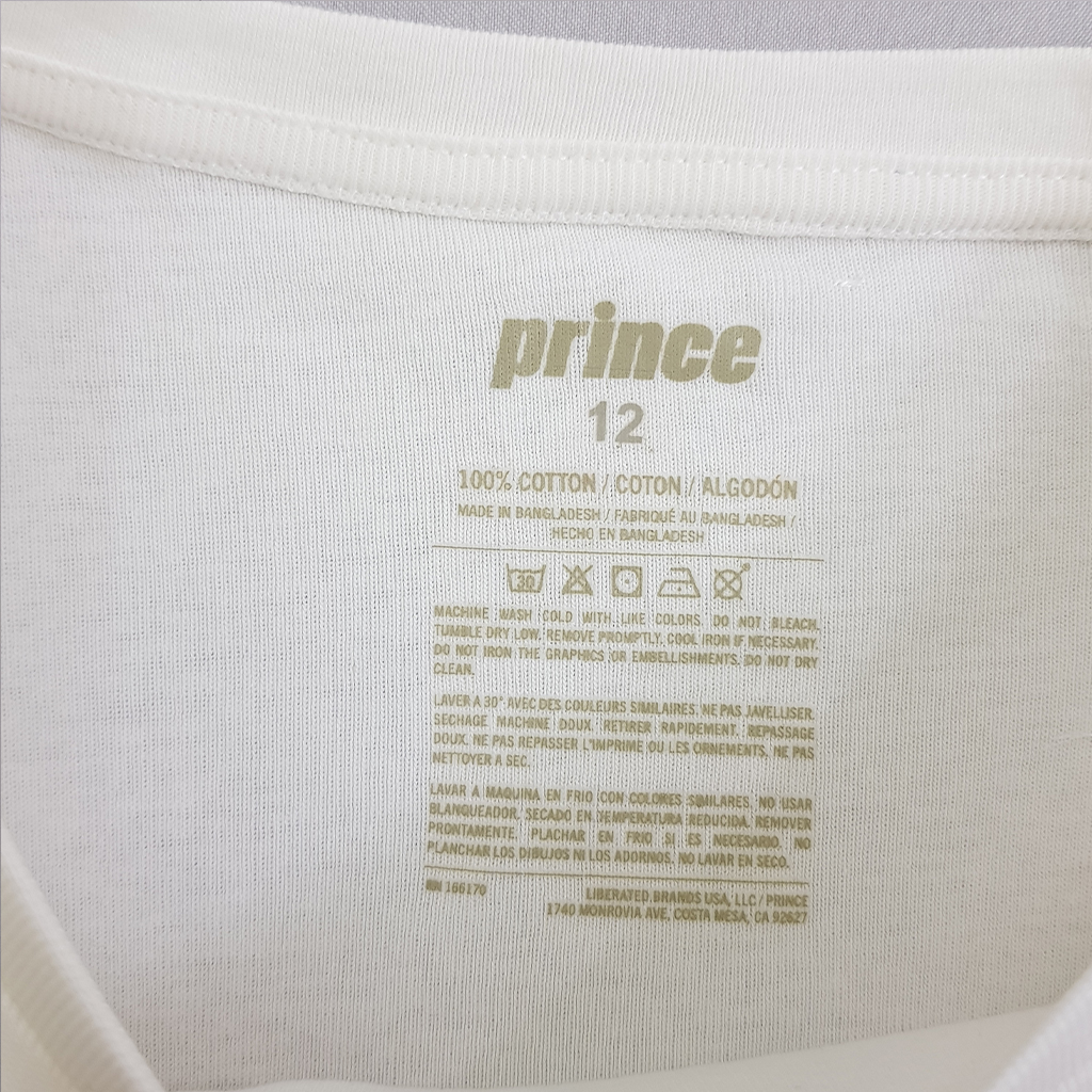 تی شرت بچگانه 22482 سایز 8 تا 16 سال کد 3 مارک Prince