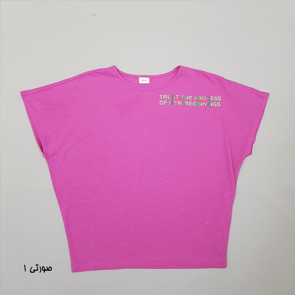 تی شرت دخترانه 22409 سایز 10 تا 16 سال کد 2 مارک S.OLIVER