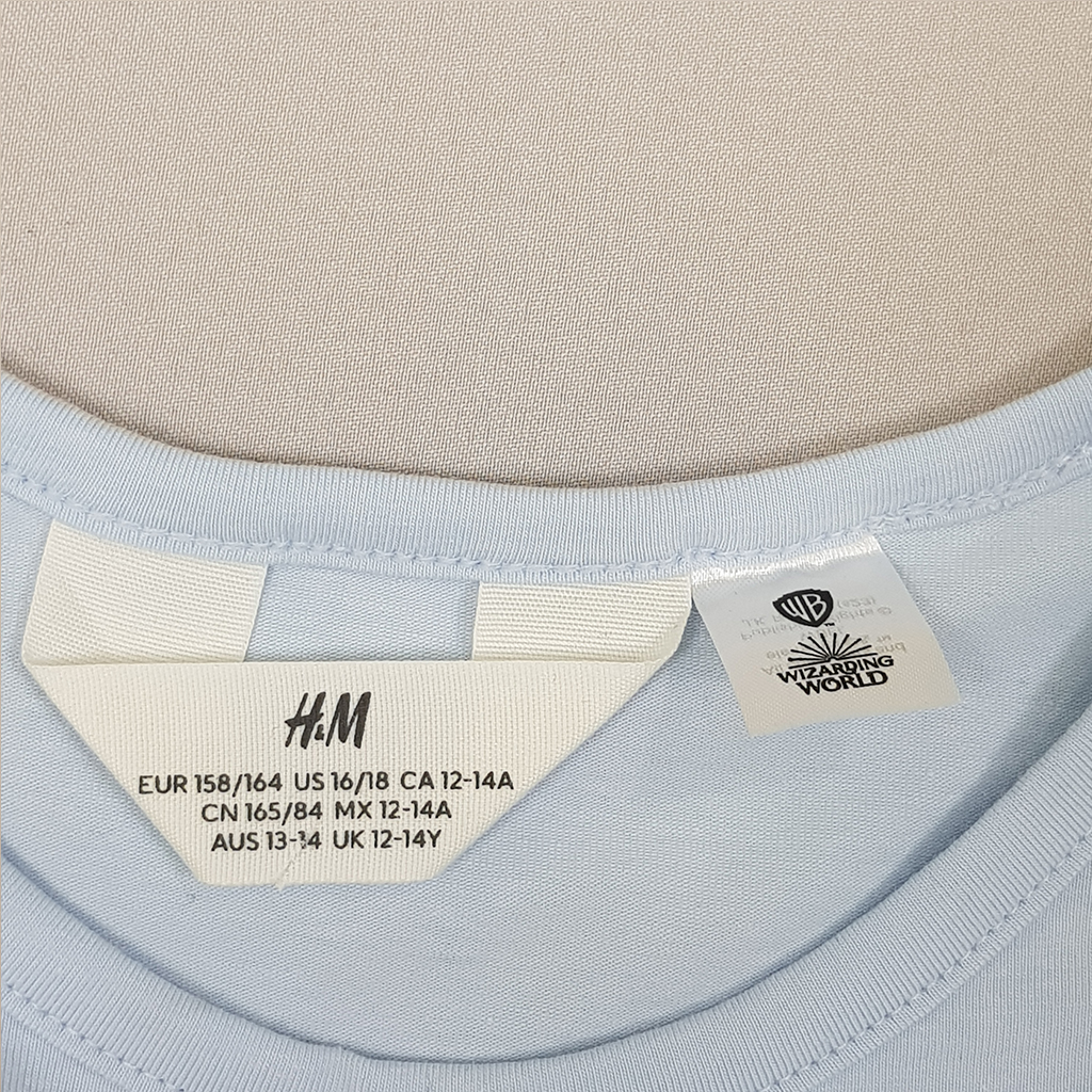 تی شرت 22379 سایز 9 تا 14 سال مارک H&M