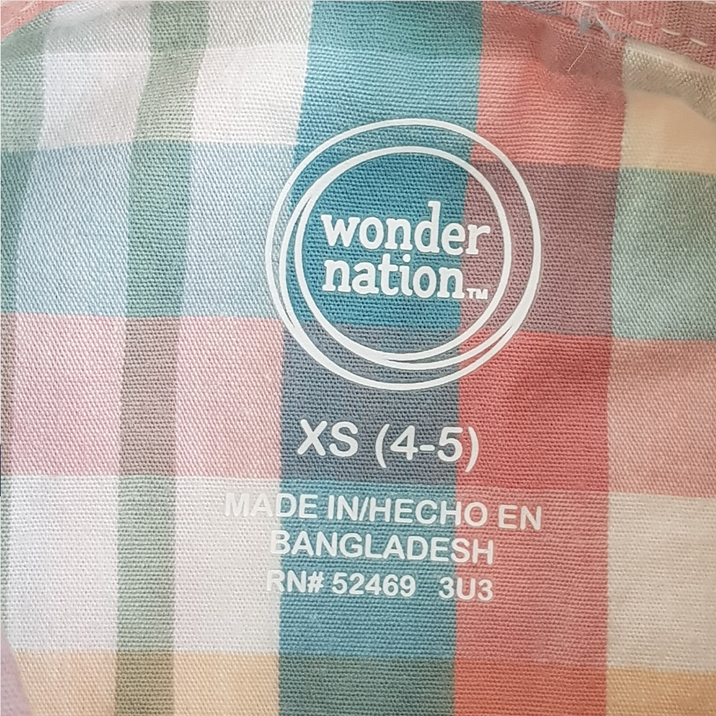 پیراهن پسرانه 22646 سایز 4 تا 18 سال مارک Wonder Nation