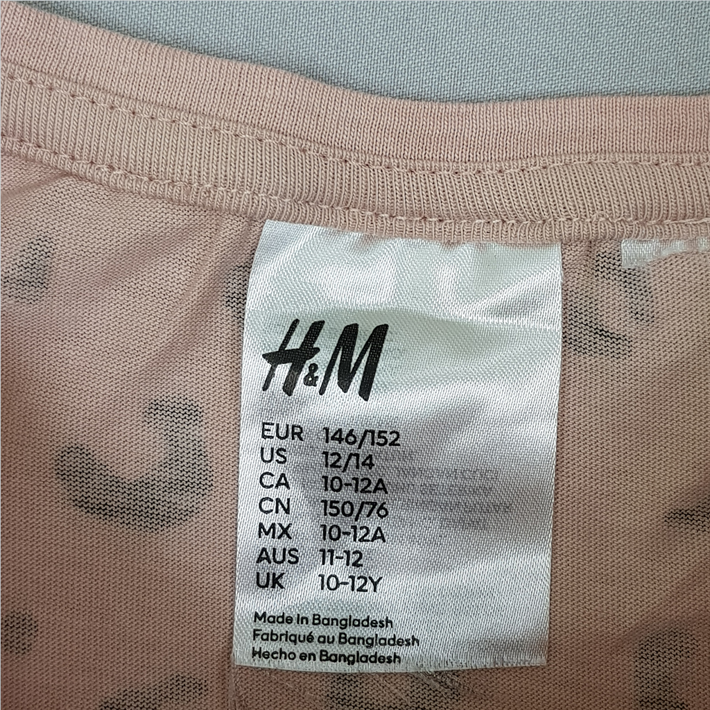 تونیک دخترانه 22641 سایز 5 تا 12 سال کد 1 مارک H&M