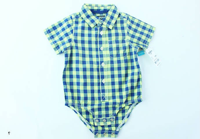 پیراهن  زیردکمه دار 100308 سایز 3 تا 24 ماه مارک CARTERS محصول بنگلادش
