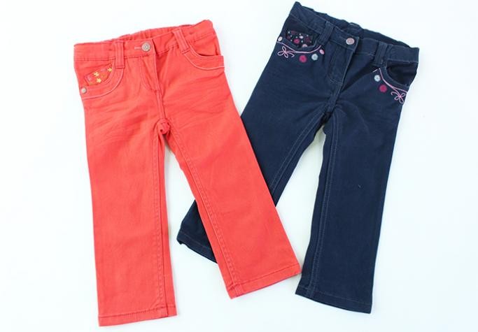 شلوار جینز دخترانه 150101 سایز 18 ماه تا 6 سال مارک LUPILU محصول بنگلادش
