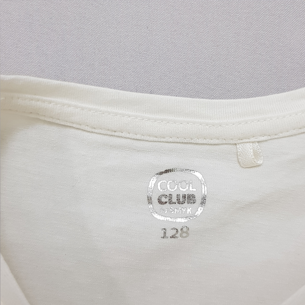 تی شرت دخترانه 22239 سایز 3 تا 10 سال مارک COOL CLUB
