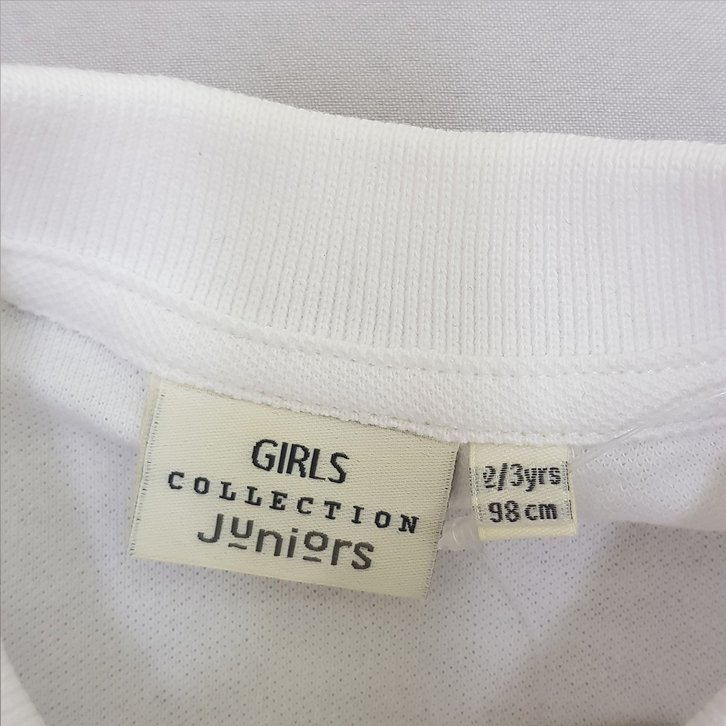 تی شرت دخترانه 22551 سایز 1 تا 14 سال کد 5 مارک JUNIORS