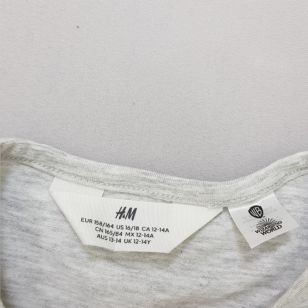 تی شرت دخترانه 22380 سایز 9 تا 14 سال مارک H&M