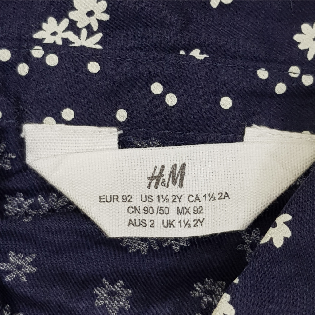مانتو دخترانه 22164 سایز 1.5 تا 9 سال مارک H&M