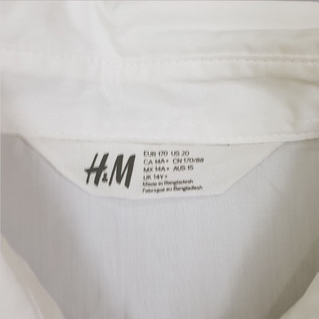 پیراهن پسرانه 22735 سایز 1.5 تا 14 سال مارک H&M