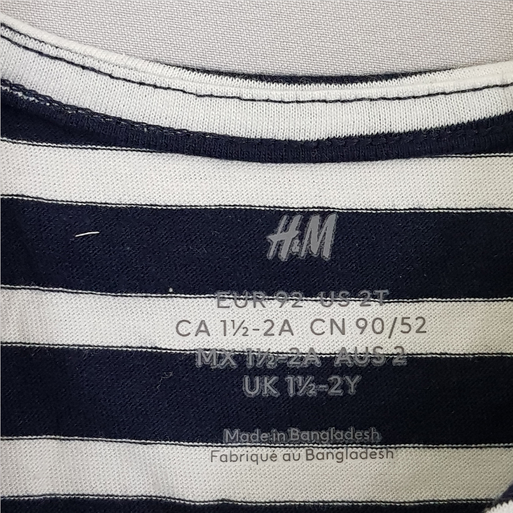 سارافون دخترانه 23443 سایز 1.5 تا 10 سال مارک H&M   *