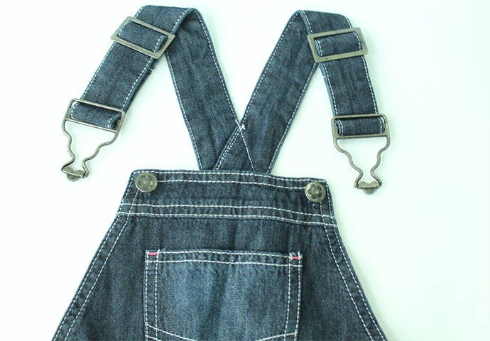 پیشبنددار جینز دخترانه 100367 سایز 2 تا 8 سال مارک FRENOZ