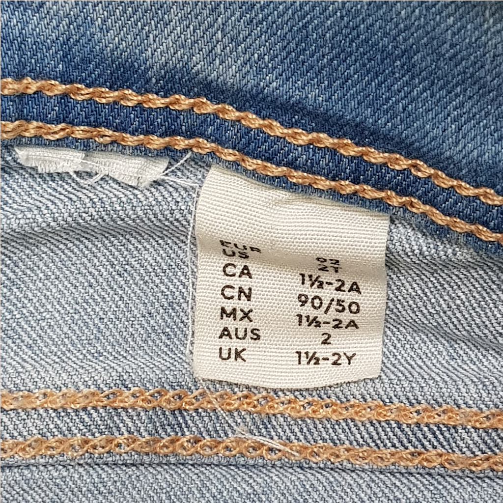 شلوار جینز دخترانه 24414 سایز 2 تا 10 سال مارک H&M