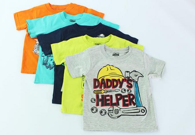 تی شرت پسرانه 100480 سایز 12 ماه تا 7 سال مارک littlerebels