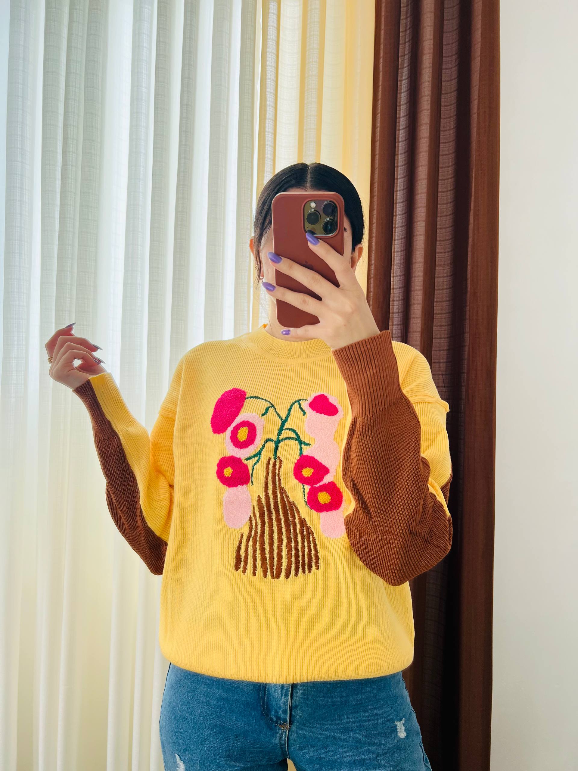 بافت گلدوزی برجسته زنانه کد 416336