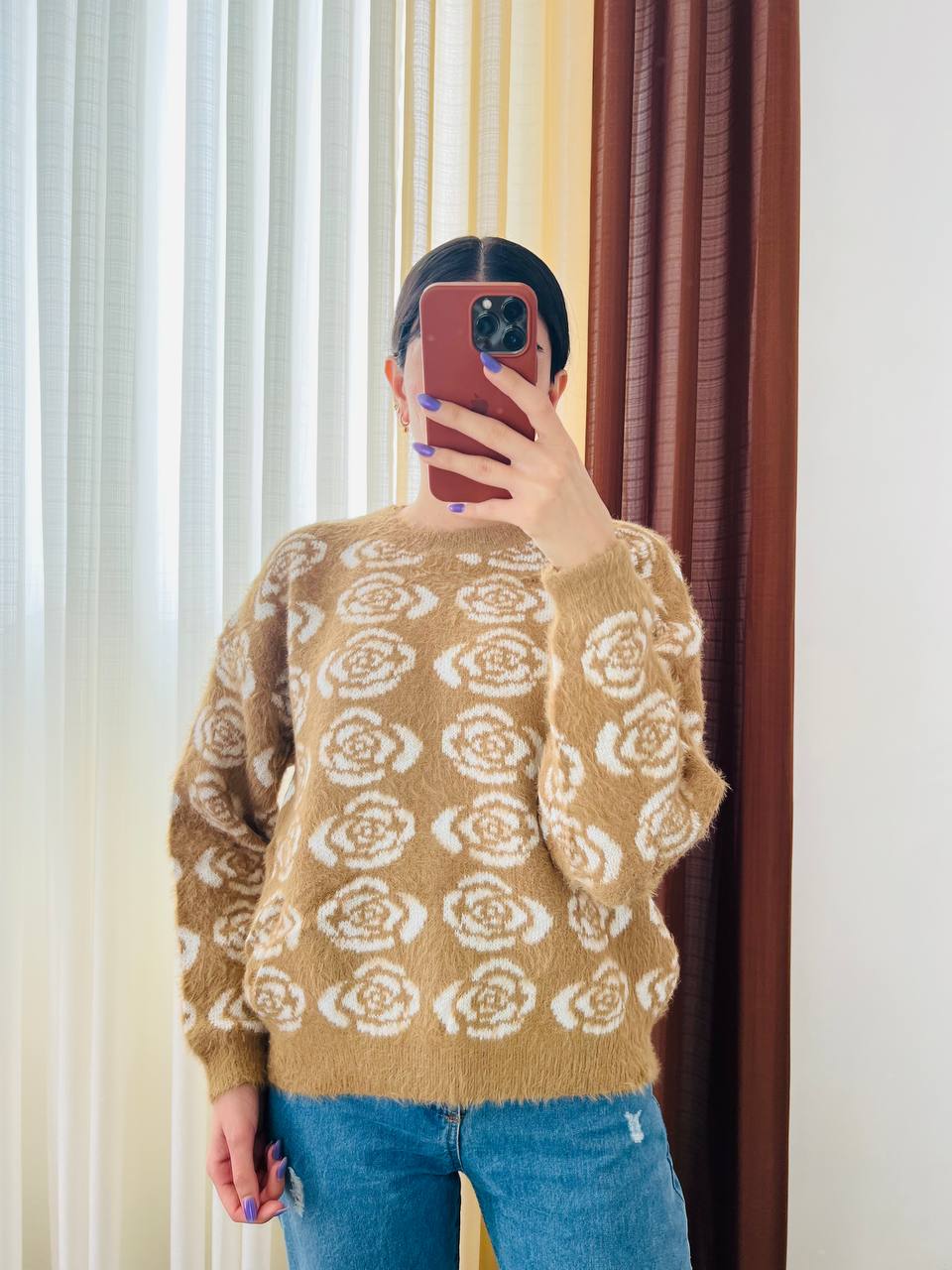 بافت موهر زنانه کد 416477