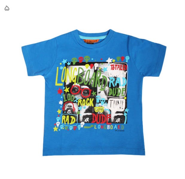 تی شرت پسرانه 100688 سایز 2 تا 6 سال مارک CONGBOARD KIDS