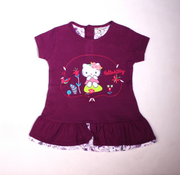 بلوز دخترانه 100670 سایز 2 تا 6 سال مارک HELLO KITTY