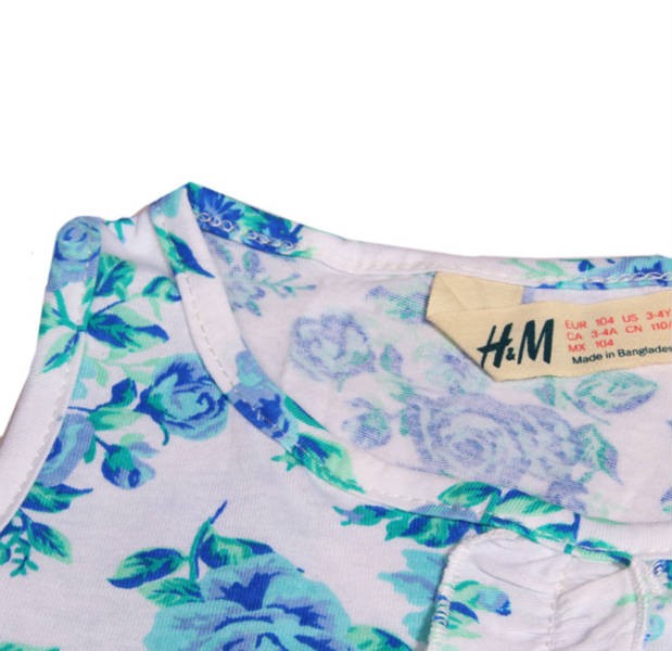 سارافون نخی دخترانه 100729 سایز 3 تا 24 ماه مارک H&M