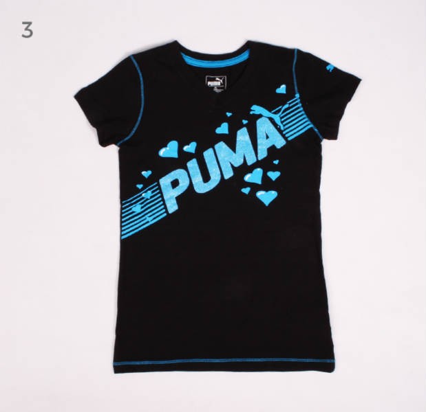 تی شرت دخترانه 100616 سایز 5 تا 14 سال مارک PUMA