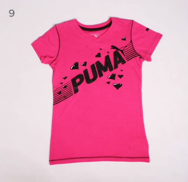 تی شرت دخترانه 100616 سایز 5 تا 14 سال مارک PUMA