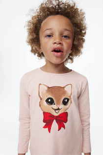 بلوز دخترانه 26395 سایز 3 تا 10 سال مارک H&M