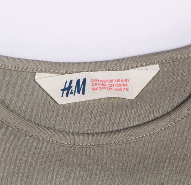 تی شرت دخترانه 100727 سایز 1 تا 8 سال مارک H&M
