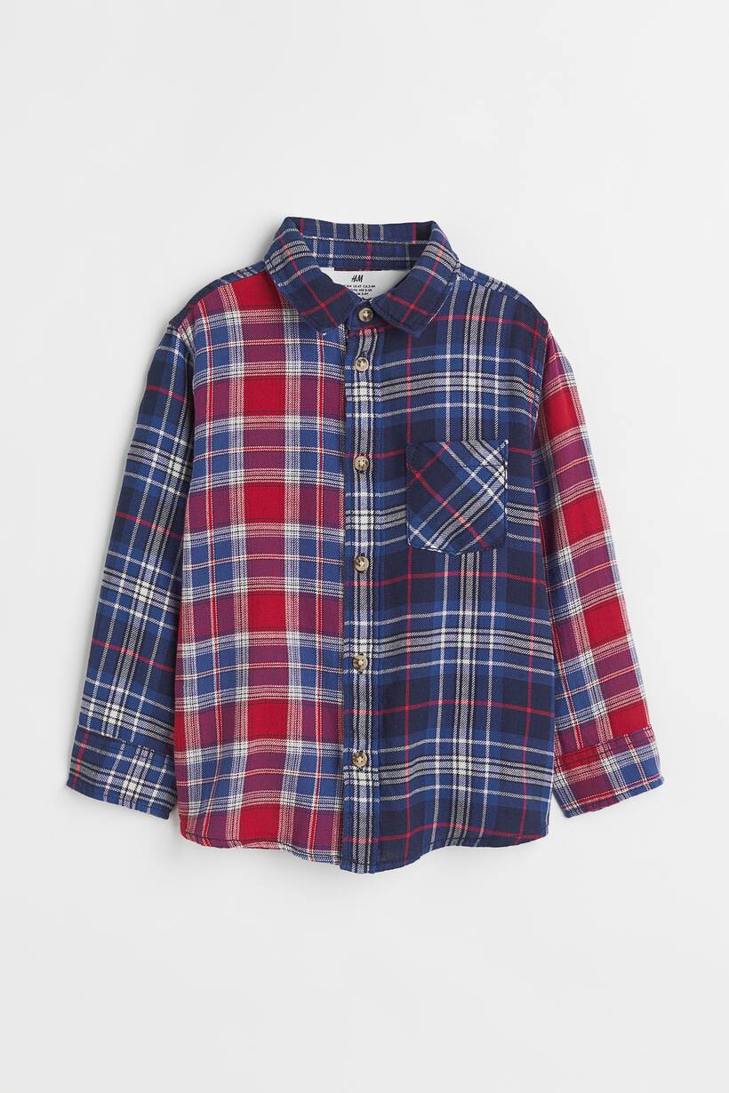 پیراهن پسرانه 26605 سایز 1.5 تا 10 سال مارک H&M
