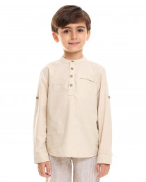 پیراهن پسرانه 26658 سایز 2 تا 10 سال کد 2 مارک UNIT KIDS