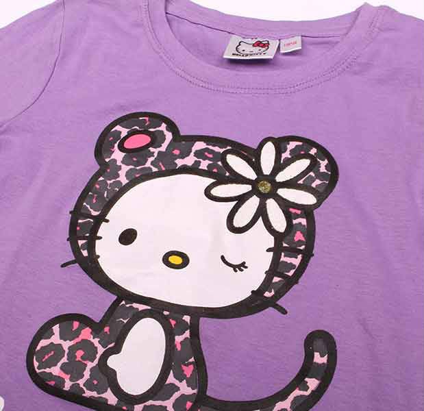 بلوز دخترانه 100849 سایز 6 تا 13 سال مارک HELLO KITTY