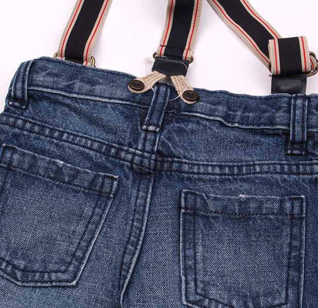 شلوار جینز با ساس بند پسرانه 100788 سایز 2 تا 3سال مارک TODDLER