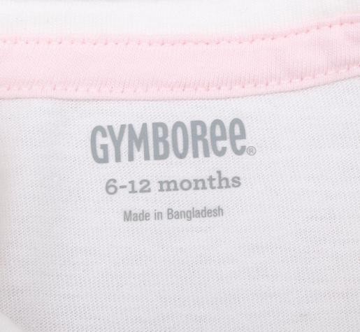 بلوز دخترانه 11581 سایز 6 ماه تا 5 سال مارک GYMBORee
