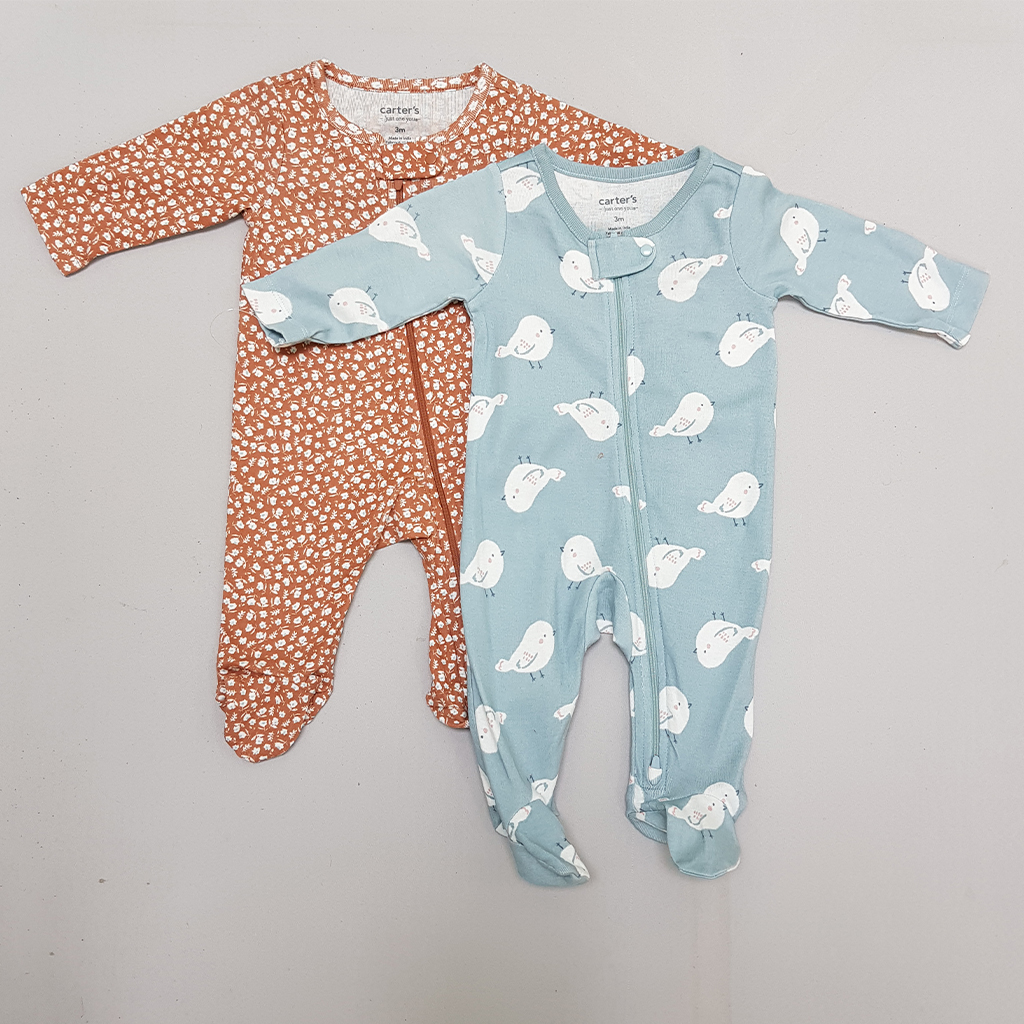 سرهمی جورابدار بچگانه 27144 سایز 3 تا 6 ماه کد 2 مارک Carters