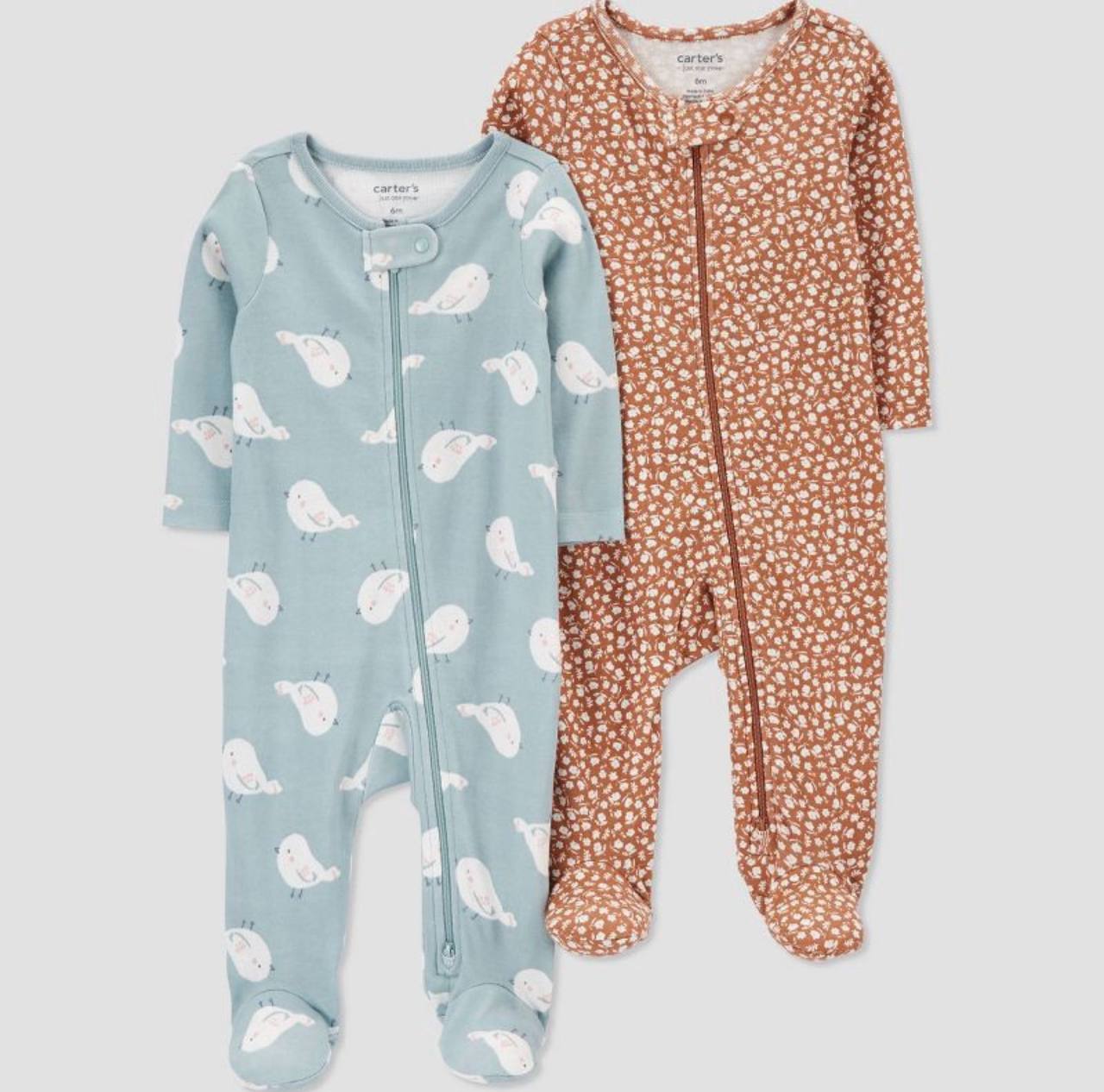 سرهمی جورابدار بچگانه 27144 سایز 3 تا 6 ماه کد 2 مارک Carters