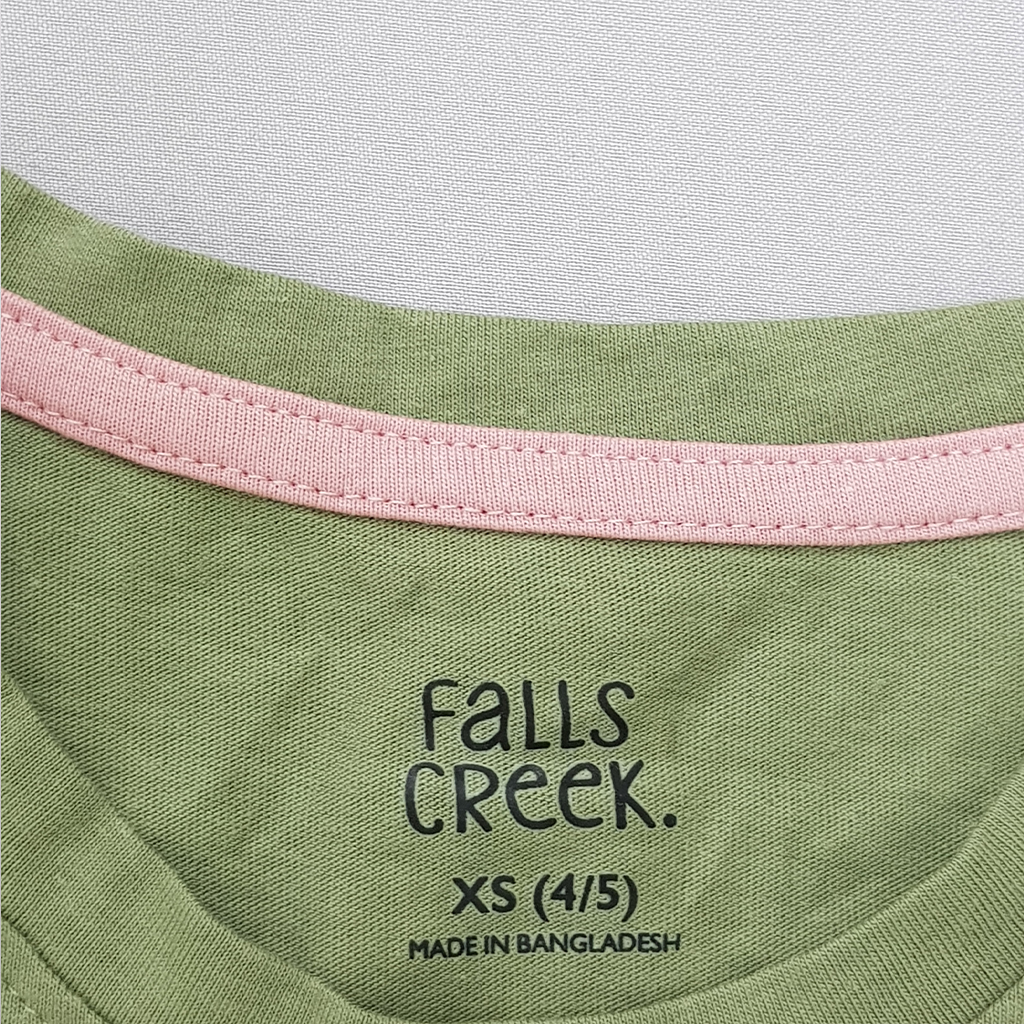 تی شرت دخترانه 27402 سایز 4 تا 12 سال مارک Falls Creek   *