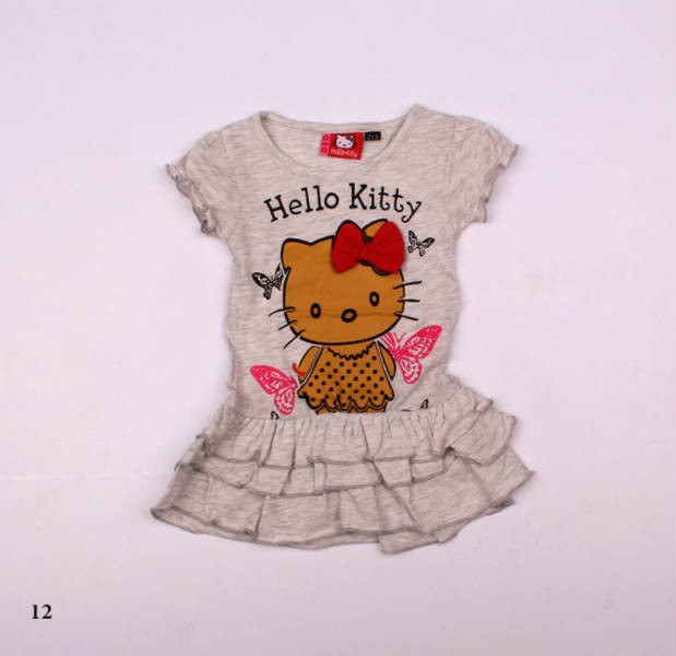 بلوز دخترانه 100905 سایز 3 تا 18 ماه مارک HELLO KITTY